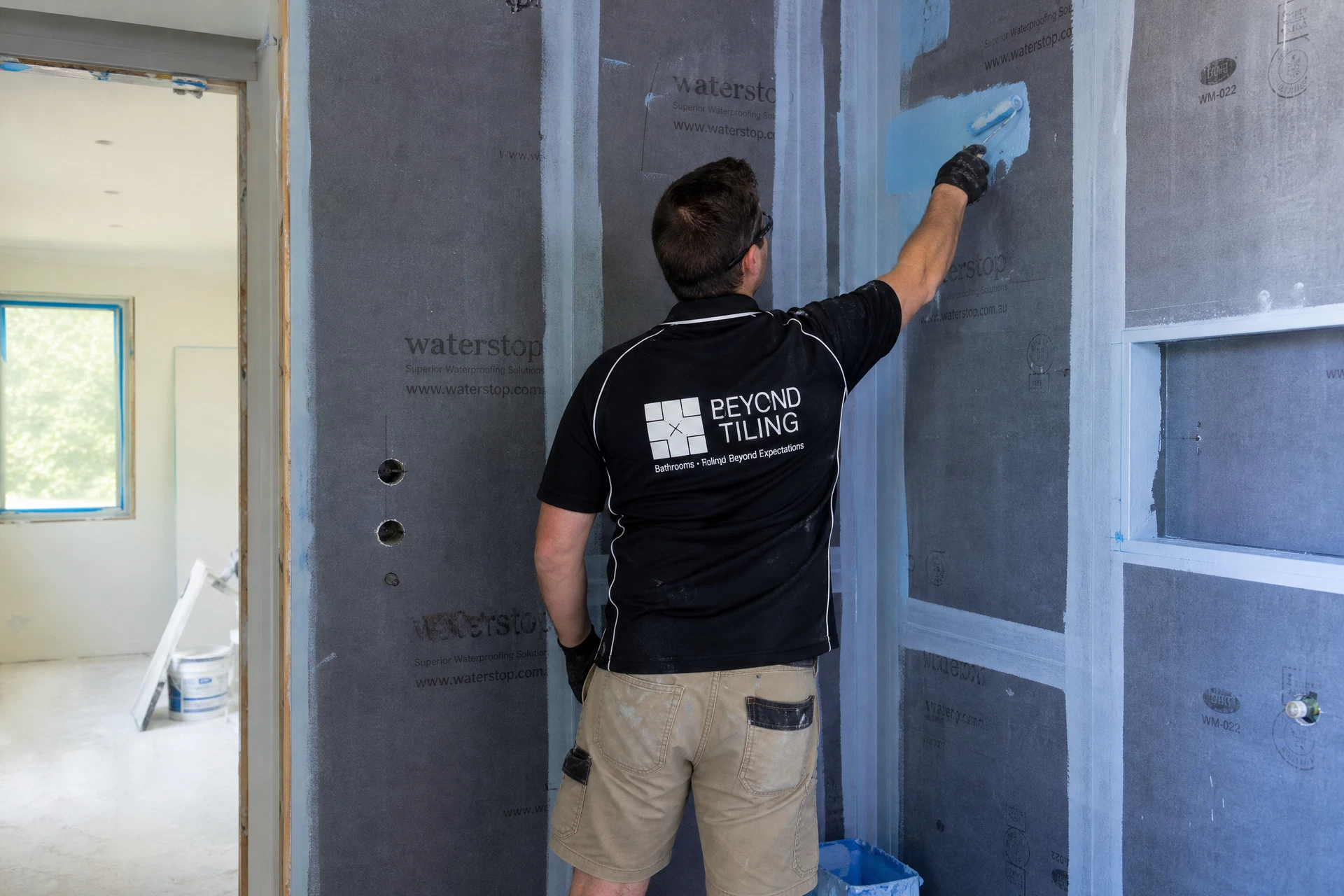 Bathroom Renovations Wollert — Home Hero Services Professional bathroom waterproofing and renovation in a Wollert home — Home Hero Services