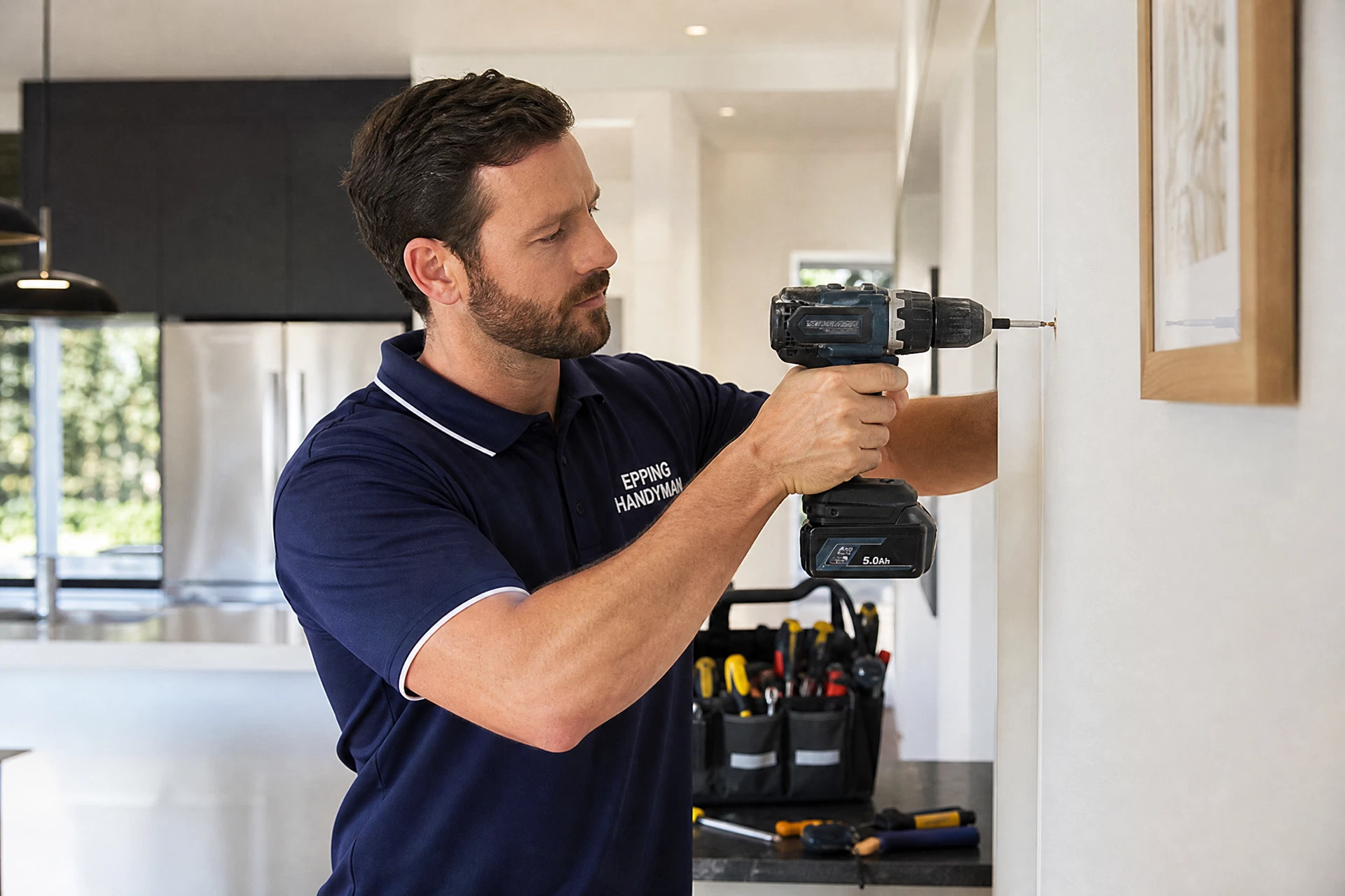 Professional handyman completing repairs in an Epping home — Home Hero Services