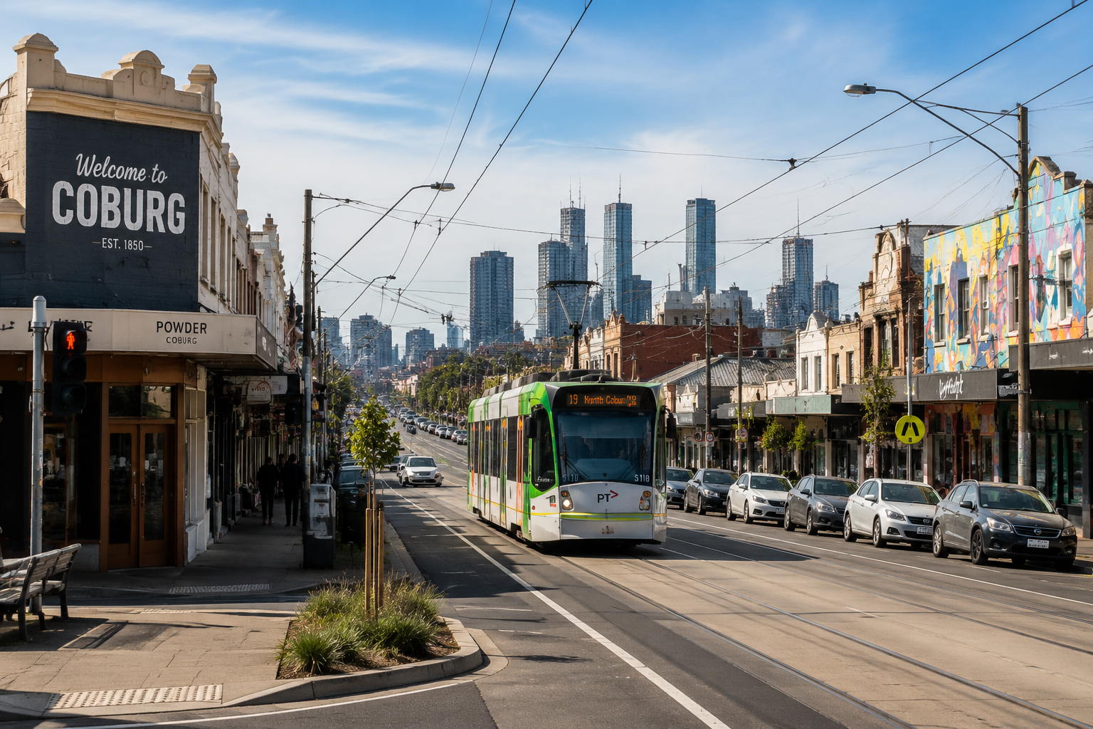 Inner North and West Melbourne streetscape representing local home services coverage.
