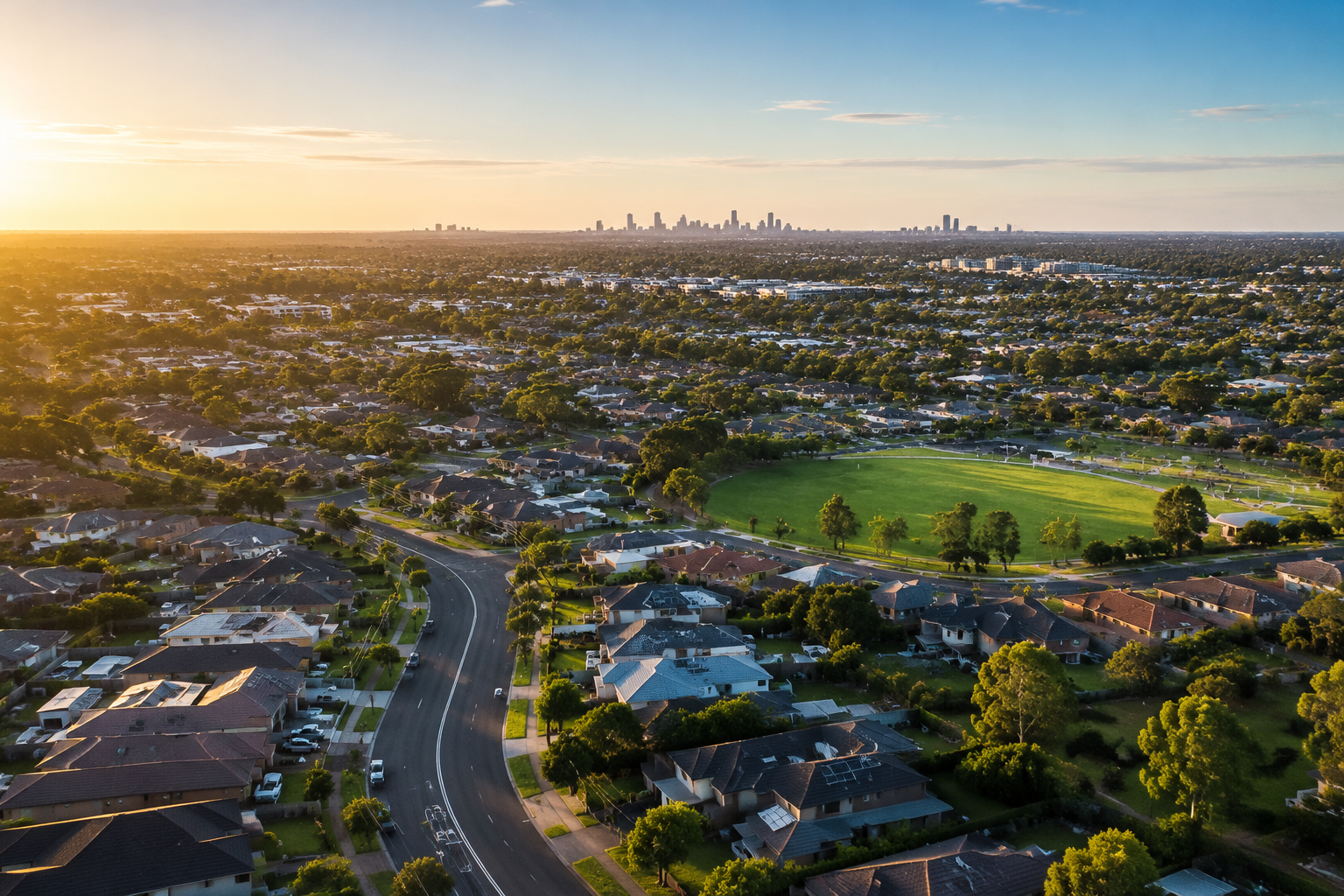 Residential suburbs across Northern Melbourne showing the communities serviced by Home Hero Services.
