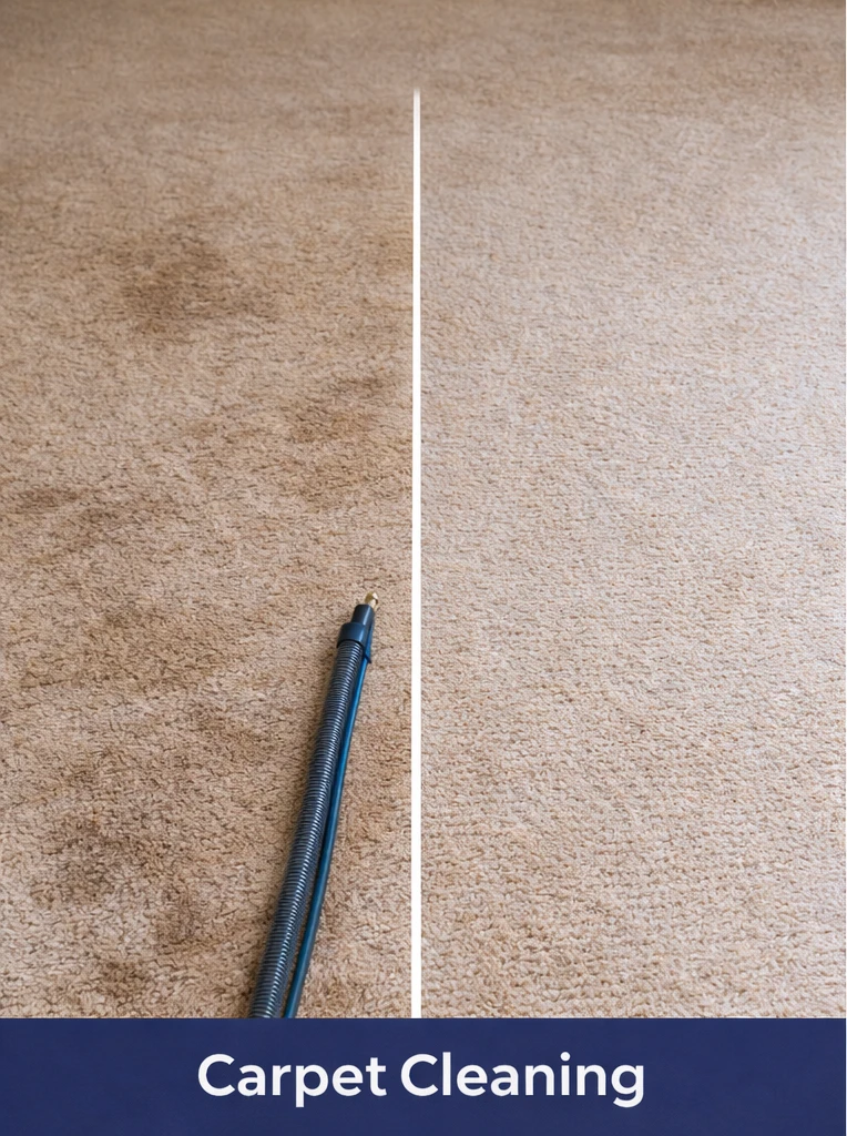 Steam Carpet Cleaning Before and After in Meadow Heights