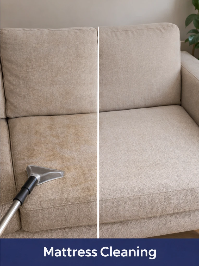 Steam Mattress Cleaning Before and After in Meadow Heights