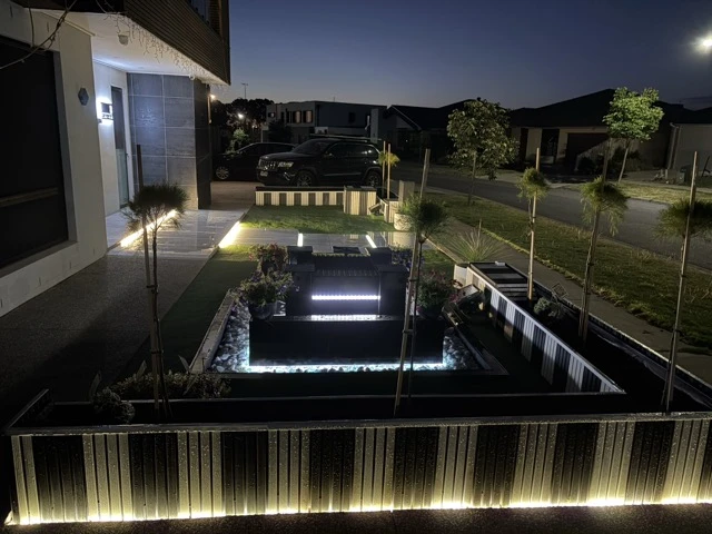 Completed Craigieburn front yard landscaping transformation