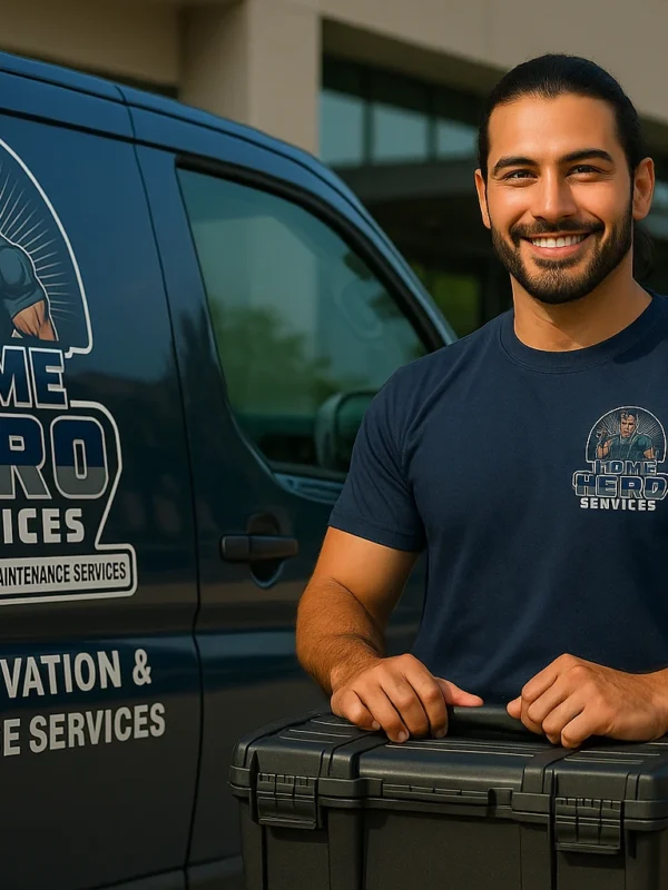A professional handyman Roxburgh Park team member performing home repairs and maintenance work.